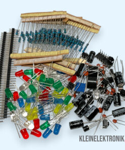 Großes Elektronik-Bauteileset (200+ Teile) – LEDs, Widerstände, Kondensatoren, Transistoren u.v.m. für Arduino & DIY