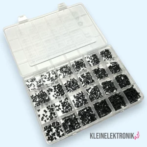 880-teiliges Mini-Schrauben Sortiment – M1.2 bis M3.0 für Laptop, SSD, M.2, Arduino & Elektronik