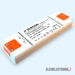 202504161920 SEBSON LED Netzteil 12V – 30W 2,5A Konstantspannung, IP20, für LED-Streifen & Elektronik