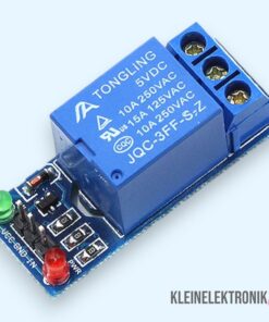 1-Kanal Relaismodul 5V – mit Optokoppler & Status-LEDs – Für Arduino, ESP32 & Raspberry Pi