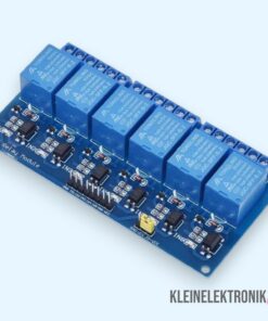 6-Kanal Relaismodul 5V – mit Optokoppler & Status-LEDs – Für Arduino, ESP32 & Raspberry Pi
