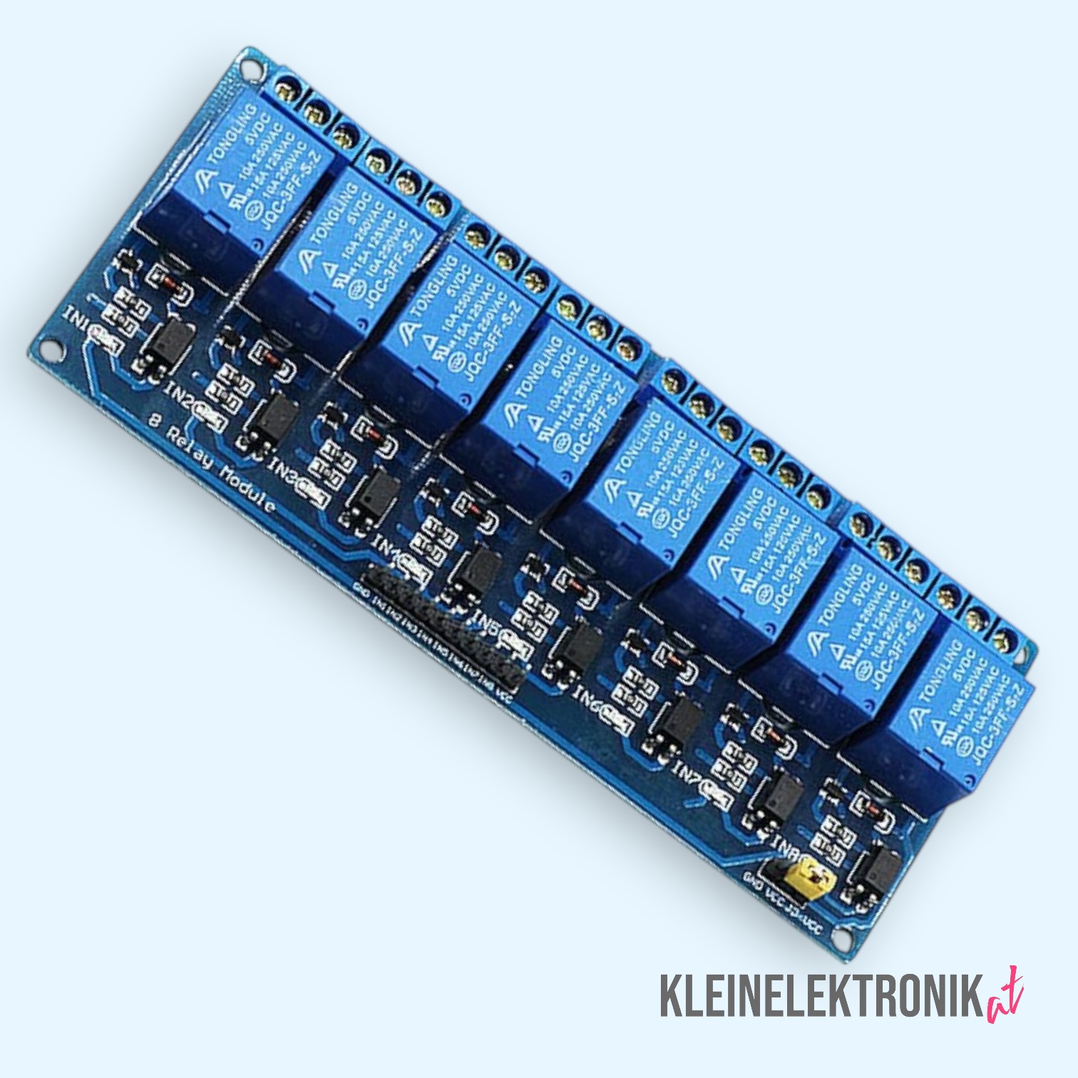8-Kanal Relaismodul 5V – mit Optokoppler & Status-LEDs – Für Arduino, ESP32 & Raspberry Pi