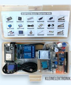 Alternative view of Elektronik Starterkit mit ESP32-Modul – OLED, Sensoren, Breadboard & Zubehör – Ideal für Arduino & Maker