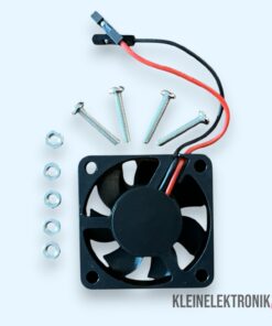 Alternative view of DC 5V Brushless Lüfter 40×40×10 mm – Leiser Mini-Lüfter mit Montageset für Raspberry Pi & 3D-Drucker