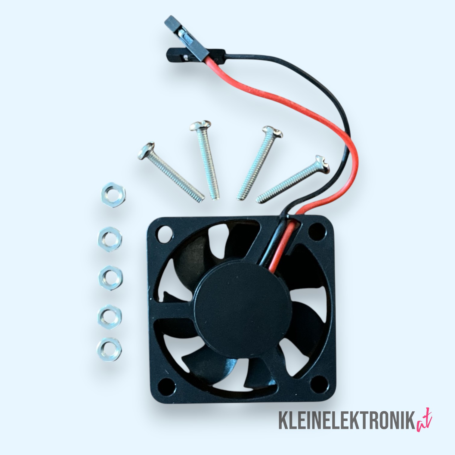 DC 5V Brushless Lüfter 40×40×10 mm – Leiser Mini-Lüfter mit Montageset für Raspberry Pi & 3D-Drucker – Bild 2