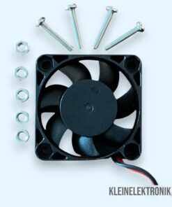 DC 5V Brushless Lüfter 40×40×10 mm – Leiser Mini-Lüfter mit Montageset für Raspberry Pi & 3D-Drucker