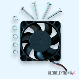 2025022114261-Photoroom-Photoroom DC 5V Brushless Lüfter 40×40×10 mm – Leiser Mini-Lüfter mit Montageset für Raspberry Pi & 3D-Drucker