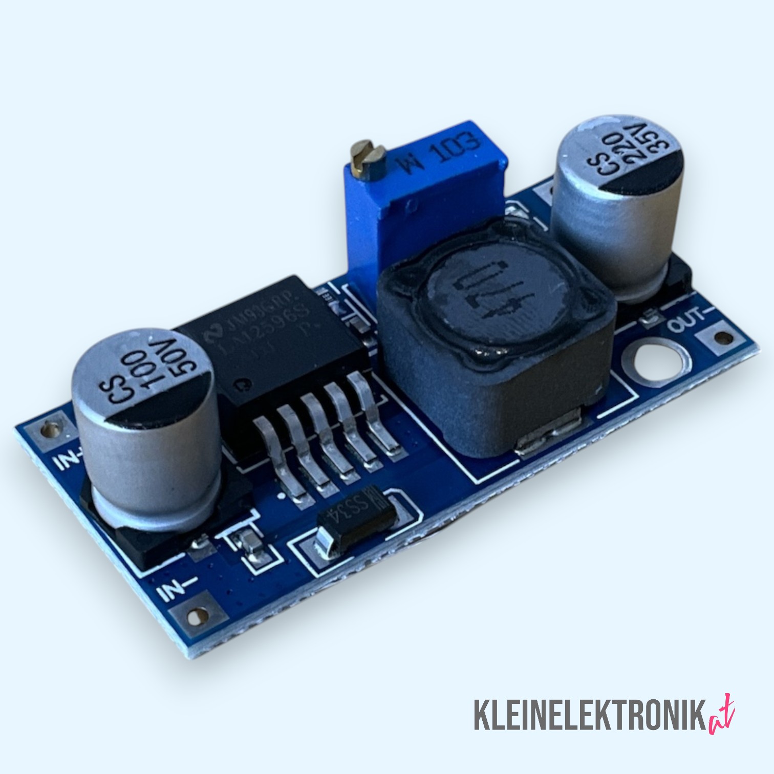 LM2596S Step-Down Spannungswandler – DC-DC Modul 4–35V auf 1,25–30V – einstellbar & effizient – Bild 2