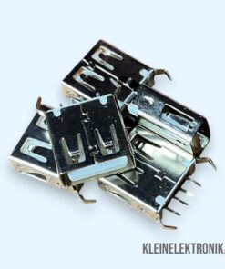 5× USB-A Buchse zum Einlöten – USB 2.0 – für Arduino, Raspberry Pi & DIY-Elektronik