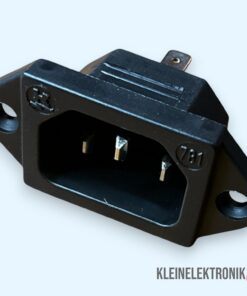IEC320 C14 Netzsteckerbuchse – 250V 10A – Einbau-Steckdose für Netzteile & DIY-Projekte