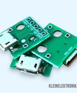 3× Micro-USB Breakout Board – Micro-USB zu PIN-Header – Für Arduino, Raspberry Pi & DIY