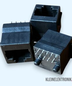 RJ45 6P6C Buchsen Set (3 Stück) – Einbau-Buchsen für Platinen & Gehäuse – Netzwerk & DIY