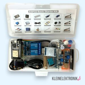 Elektronik Starterkit mit ESP32-Modul – OLED, Sensoren, Breadboard & Zubehör – Ideal für Arduino & Maker
