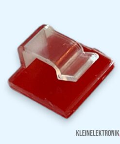 Alternative view of 10× selbstklebende Kabelclips – 15×15×8 mm – mit starkem Industriekleber für saubere Kabelverlegung