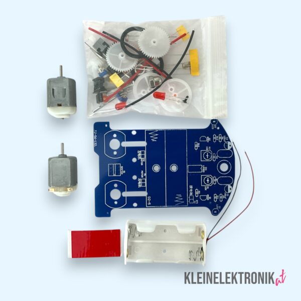 200105-2 DIY Linienfolger Roboter Bausatz – Elektronik Löt-Lernset für Anfänger