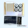 200106-3 DIY Solar Auto Bausatz – Hybrid-Antrieb mit Solarpanel & Batterie, Lernspielzeug aus Holz