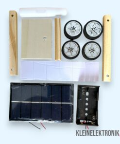Alternative view of DIY Solar Auto Bausatz – Hybrid-Antrieb mit Solarpanel & Batterie, Lernspielzeug aus Holz