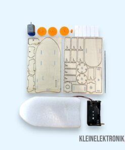 Alternative view of DIY Hovercraft Bausatz aus Holz – Sumpfboot mit Doppel-Propellerantrieb zum Basteln