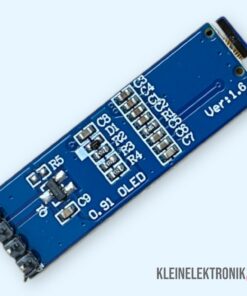 Alternative view of 0.91 Zoll OLED Display I2C SSD1306 – 128x32 Pixel IIC Bildschirm für Arduino & ESP