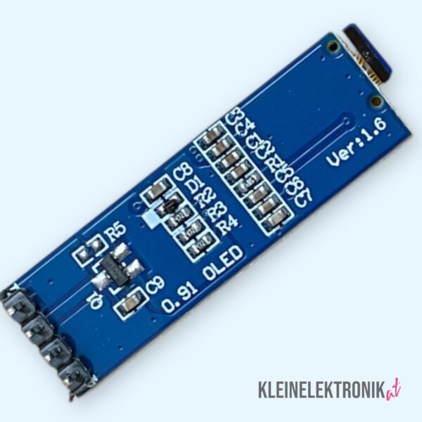 200113-2 0.91 Zoll OLED Display I2C SSD1306 – 128x32 Pixel IIC Bildschirm für Arduino & ESP