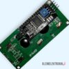 200115-2 LCD 1602 Display (16x2 Zeichen) mit I2C Modul, grüner Hintergrund, für Arduino
