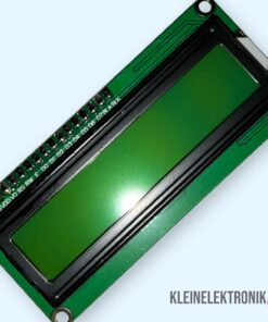 LCD 1602 Display (16x2 Zeichen) mit I2C Modul, grüner Hintergrund, für Arduino