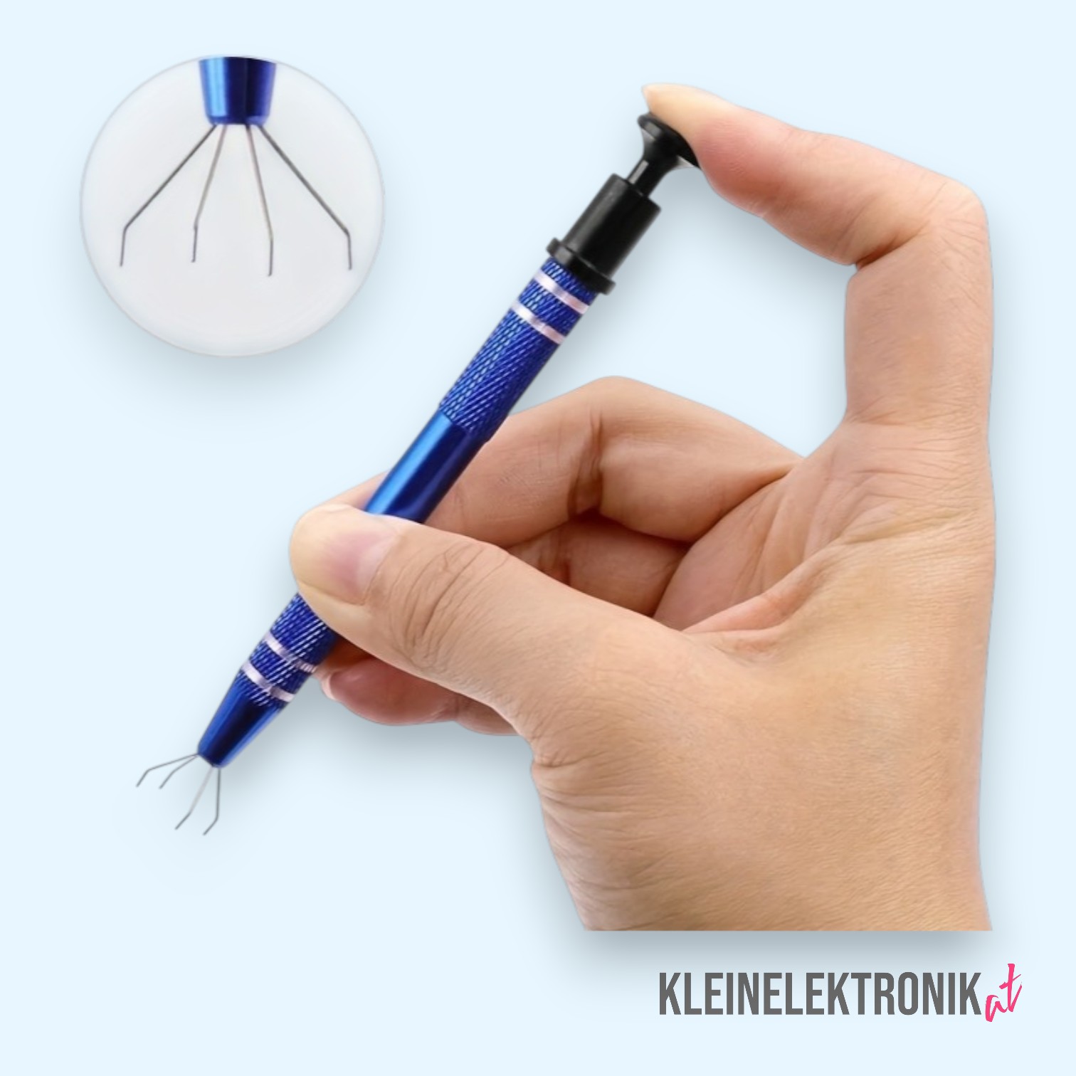 Präzisionsgreifer mit 4 Krallen, IC Chip Grabber aus Aluminium, praktisches Werkzeug – Bild 2