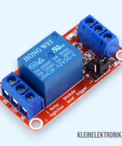 1-Kanal 5V Relais Modul mit Optokoppler & Jumper (High/Low-Trigger) für Arduino