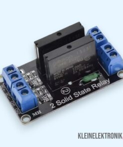 2-Kanal Solid State Relais Modul 5V DC – OMRON SSR 2A/240V AC für Arduino & MCU